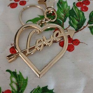 Heart purse charm/key chain